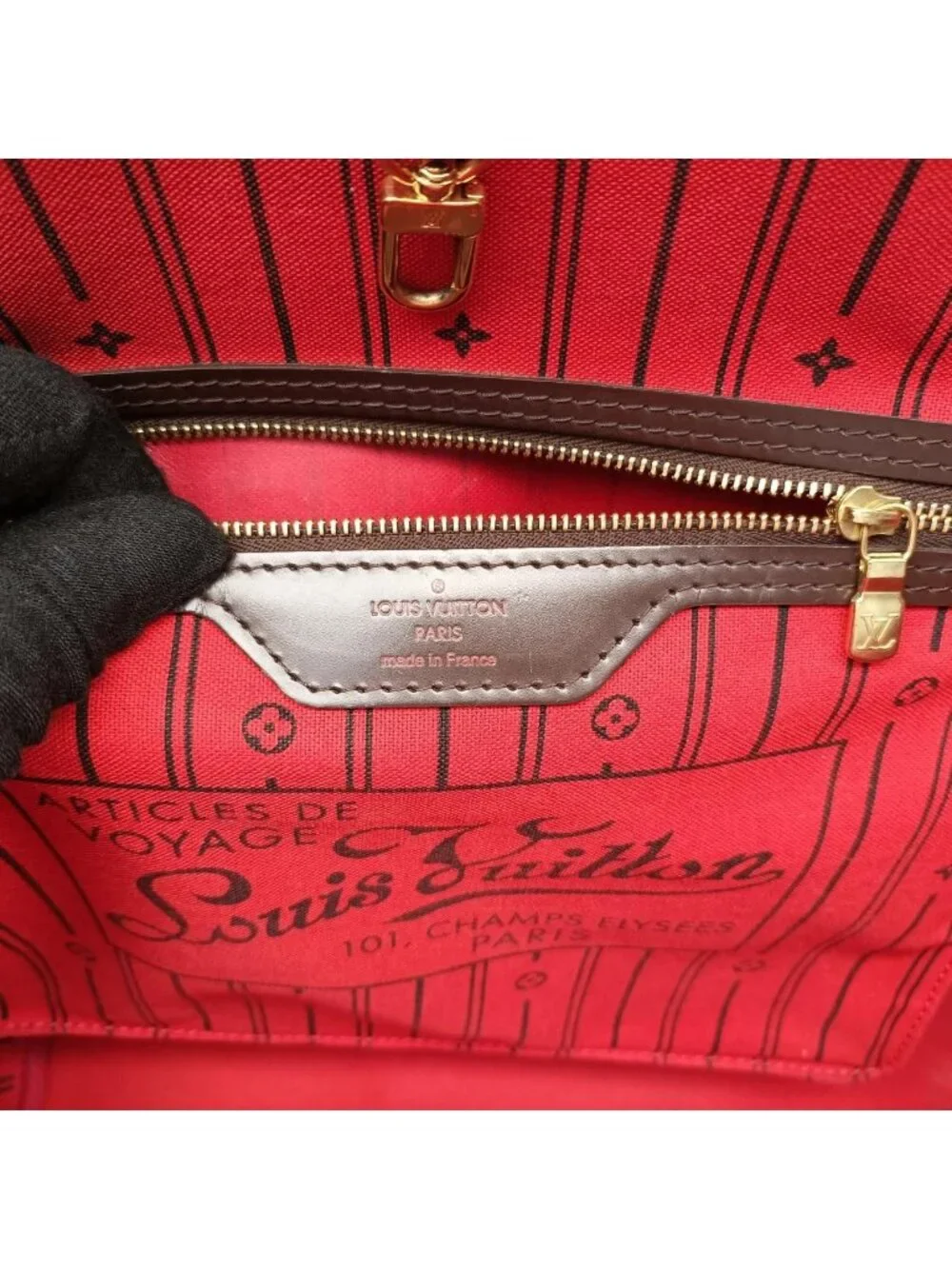 Louis Vuitton Neverfull MM Ebene Damier Canvas